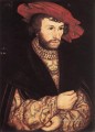 Retrato de un joven renacentista Lucas Cranach el Viejo